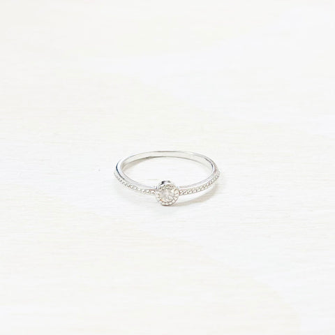 Sterling Silver Bezel Ring