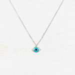Sterling Silver Evil Eye Necklace