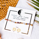 Peace + Love + Happiness Healing Bracelet