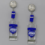 Fashion Blue Vodka Earrings