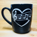 Music Notes Coffee Mug