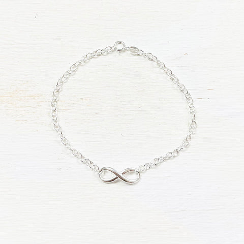 SS Infinity Bracelet 7”