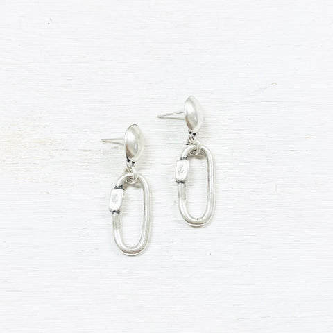 Fashion Carabiner Style Dangle Earrings