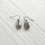 Silver Tone Fashion Shell Dangle Earrings