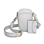 Parker Grey Nylon Crossbody