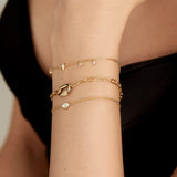 Evil Eye Gold Bracelet