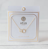 Stia Pave Endless Circle Necklace