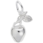 Sterling Silver Apple Charm