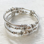 June Pearl Wrap Bracelet