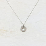 SS Heart Engrave Necklace 16-18”