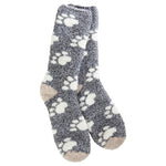 Pawprint- Holiday Fireside Crew Socks