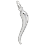 Sterling Silver Italian Horn Charm