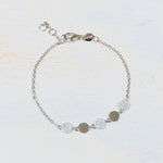 Sterling Silver Children’s Bracelet with CZ Accent Circles