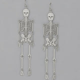 Fashion Skeleton Filigree Drop Earrings