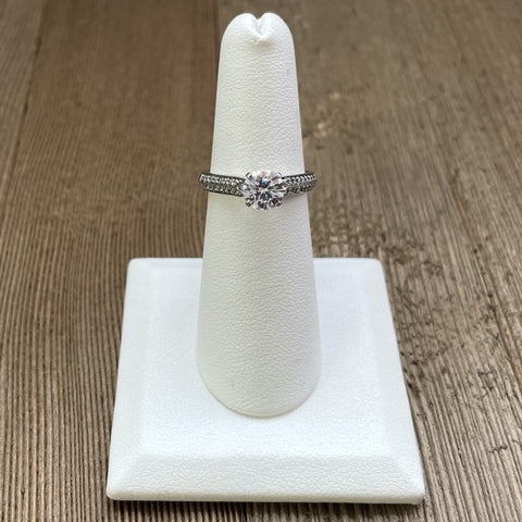 Sterling Silver Engagement Style Ring
