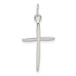 Sterling Silver Thin Cross Pendant Necklace