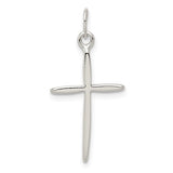 Sterling Silver Thin Cross Pendant Necklace
