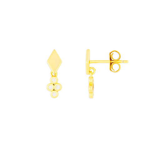 Kennedy Earrings- Goldtone