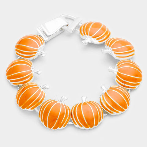 Fashion Pumpkin Magnetic Bracelet
