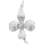 Sterling Silver Dogwood Flower Charm