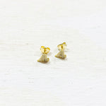 SS CZ Heart Studs