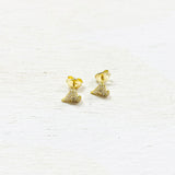 SS CZ Heart Studs