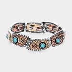 Fashion Multi Color Abstract Stretch Bracelet