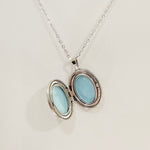 Sterling Silver Oval Locket