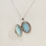 Sterling Silver Oval Locket