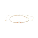 Pearl Braided Stone Bracelet