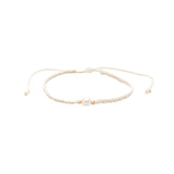 Pearl Braided Stone Bracelet