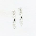 Fashion Silver Tone Dangle Earrings