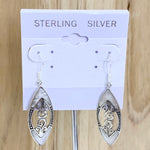 Sterling Silver Mother of Pearl Dangle Earrings