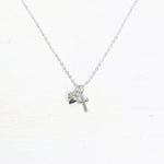 Children’s Cross and Heart Necklace
