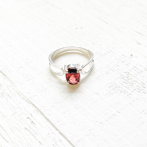 Sterling Silver January Ring
