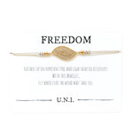 Freedom Bracelet- Grey Cord