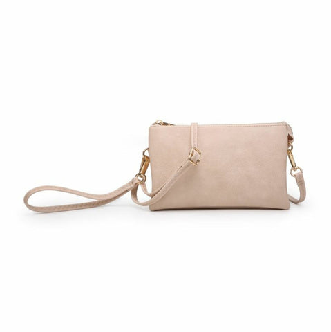 Riley Cool Pink Compartment Wristlet/Crossbody