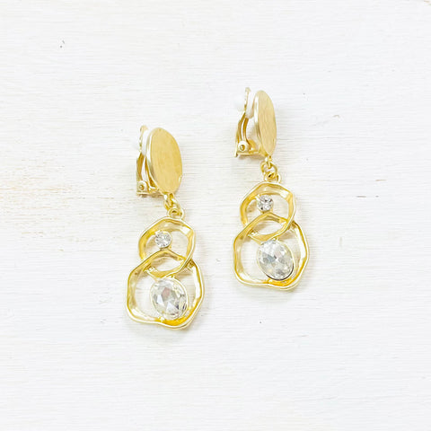 Fashion Dangle Clip On Earrings