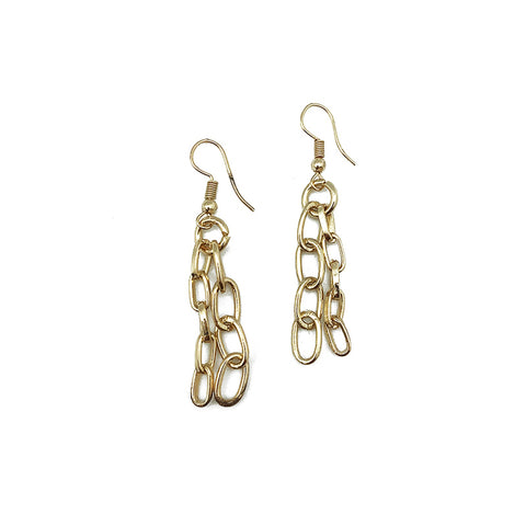 Anju Small Gold Chain Link Earrings