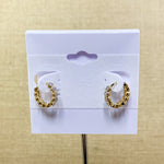 Fashion Sparkle Huggie Hoops
