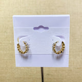 Fashion Sparkle Huggie Hoops