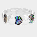 Fashion Abalone Stretch Bracelet