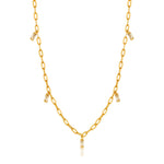 Gold Glow Drop Necklace