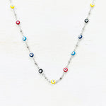 Fashion Multi Color Evil Eye Necklace