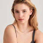 Mixed Link T-Bar Necklace