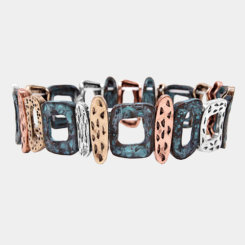 Fashion Abstract Multi Color Stretch Bracelet