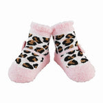 Pink and Leopard Baby Girl Socks