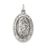 Sterling Silver Saint Christopher Charm