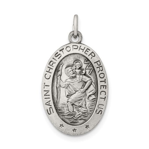 Sterling Silver Saint Christopher Charm