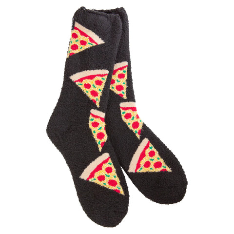 Pizza- Holiday Cozy Crew Socks